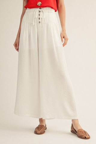 "Star" Wide Breezy Pants - The Katie Grace Boutique