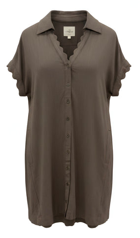 "Sophie" Linen Blend Dress - The Katie Grace Boutique
