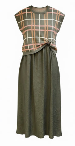 "Olivia" Sweater Top Dress - The Katie Grace Boutique