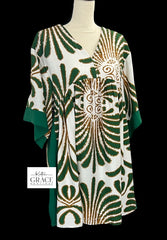 "Aura" Kimono Sleeve Dress - The Katie Grace Boutique