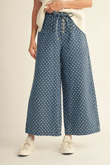 "Emily" Wide Leg Denim Jeans - The Katie Grace Boutique