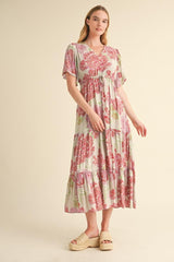 "Lena"Midi Dress - The Katie Grace Boutique