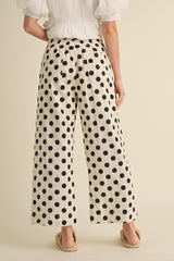 "Abby" Polka Dot Pants, Plus - The Katie Grace Boutique