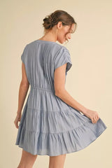 "Bianca" Cap Sleeve Dress, 3 colors - The Katie Grace Boutique