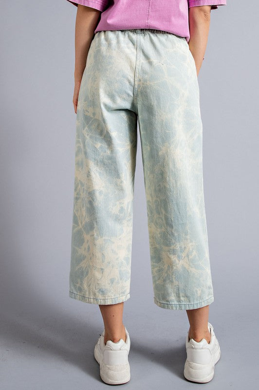 "Amber" Cropped  Wide Leg Jeans - The Katie Grace Boutique