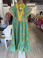 "Summer" Floral Midi Dress - The Katie Grace Boutique