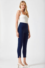 Now in Navy! “Lisette" Tummy Control Pants - The Katie Grace Boutique