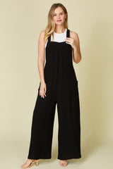 Restocked! "Gracen" Soft Cotton Jumpsuit - The Katie Grace Boutique