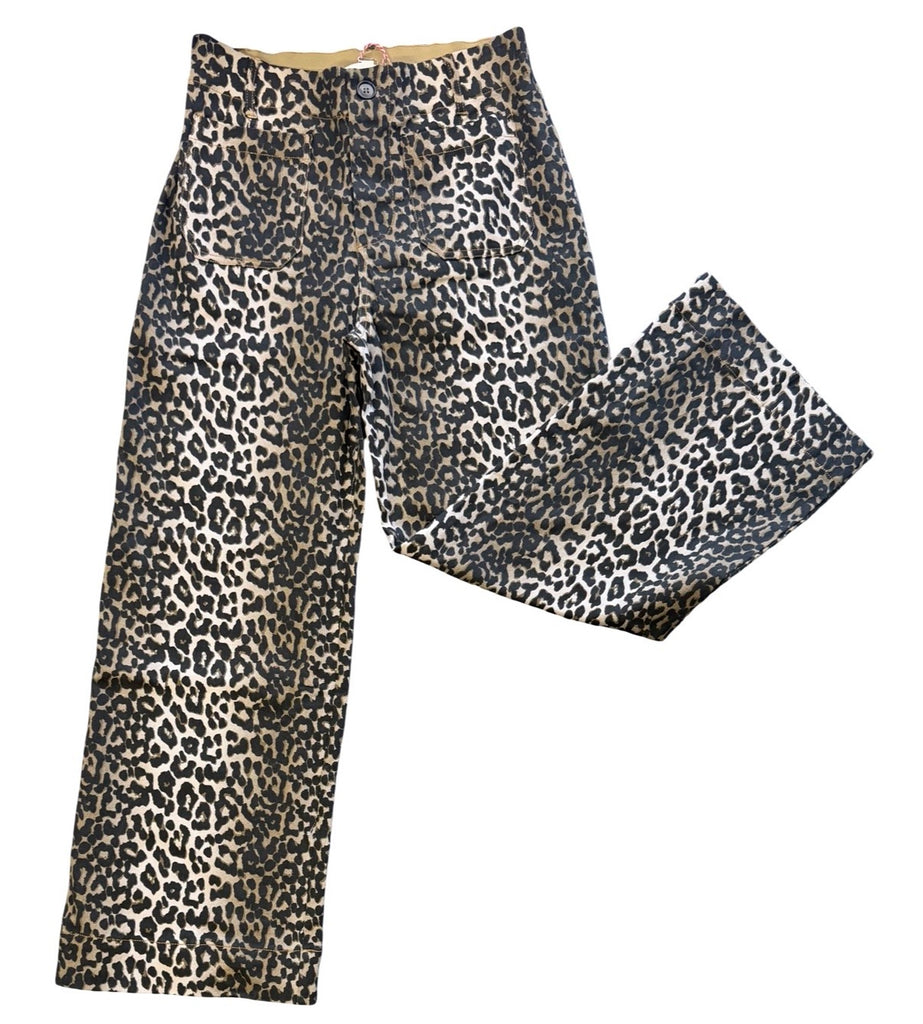 "Ollie" Leopard Pants - The Katie Grace Boutique