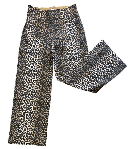 "Ollie" Leopard Pants - The Katie Grace Boutique