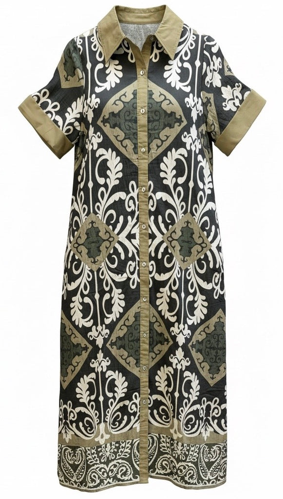 "Liza" Midi Dress - The Katie Grace Boutique