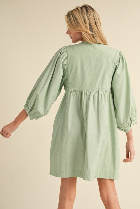 "Olivia" Crochet and Embroidery Dress, 2 colors - The Katie Grace Boutique
