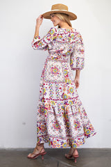"Sophie" Printed Maxi Dress - The Katie Grace Boutique