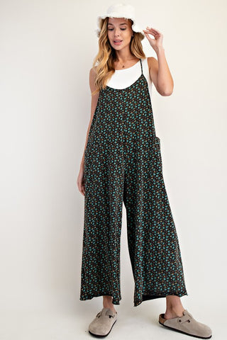 "Kelsey" Floral Jumpsuit, 2 colors - The Katie Grace Boutique
