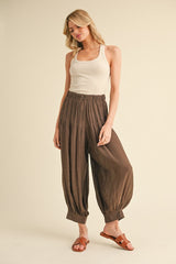 "Zuri" Pintuck Harem Panst, 2 colors - The Katie Grace Boutique