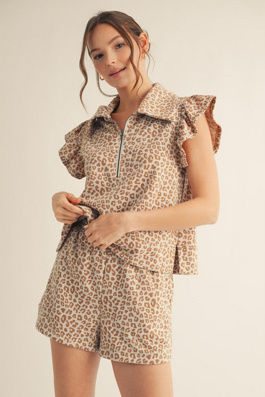 "Ariana" Leopard Matching Set - The Katie Grace Boutique