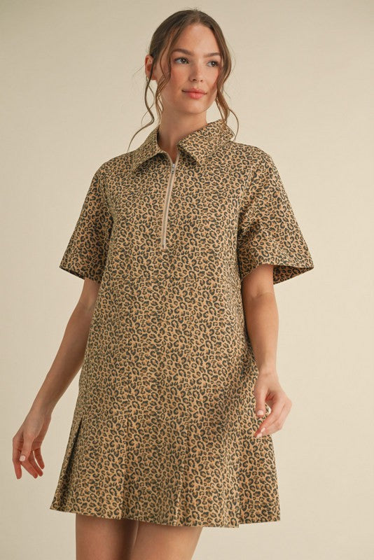 "Selena" Collared Dress - The Katie Grace Boutique