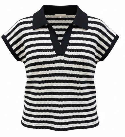 "Ainsley" Textured Top - The Katie Grace Boutique