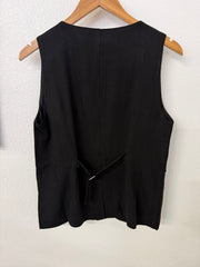 "Bethany" Linen Vest - The Katie Grace Boutique