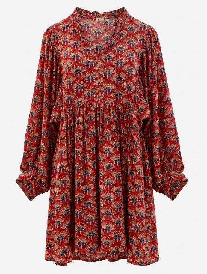 "Lynn" Red Dress - The Katie Grace Boutique