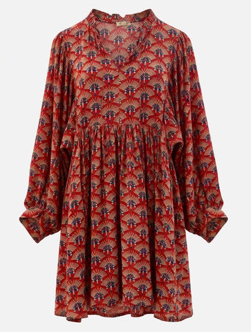 "Lynn" Red Dress - The Katie Grace Boutique