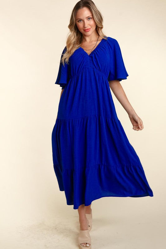 "Sydney" Tea Length Dress - The Katie Grace Boutique