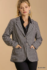 "Kelly" Tweed Blazer - The Katie Grace Boutique