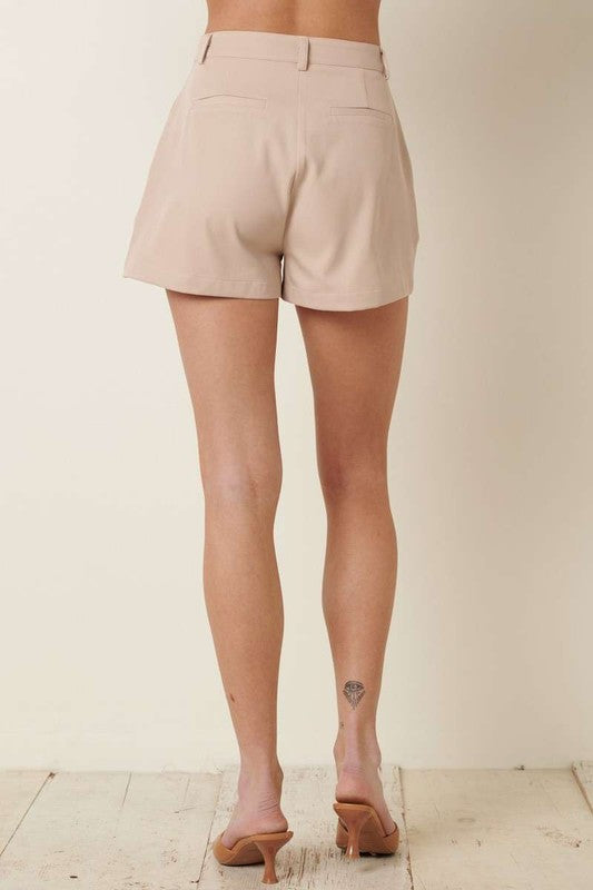 "Carmen" Tailored Shorts, 2 colors - The Katie Grace Boutique