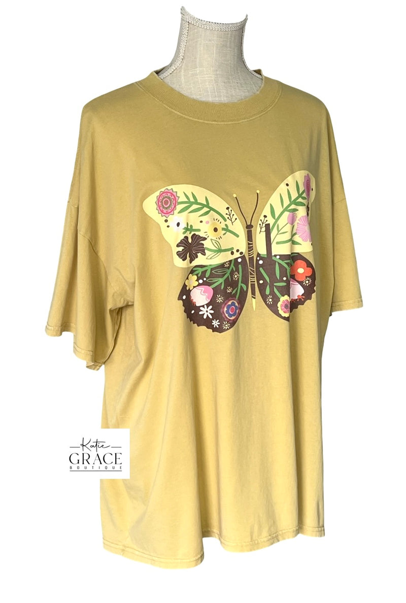 "Maya" Oversized Tee - The Katie Grace Boutique