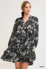"Theresa" Long Sleeve Dress - The Katie Grace Boutique