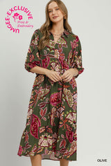 "Madison" Midi Dress - The Katie Grace Boutique