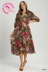 "Madison" Midi Dress - The Katie Grace Boutique
