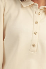 "Camille" 3/4 Luxe Knit Top - The Katie Grace Boutique