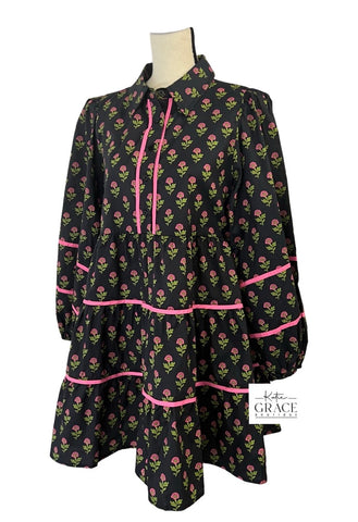 "Bianca" Long Sleeve Dress - The Katie Grace Boutique