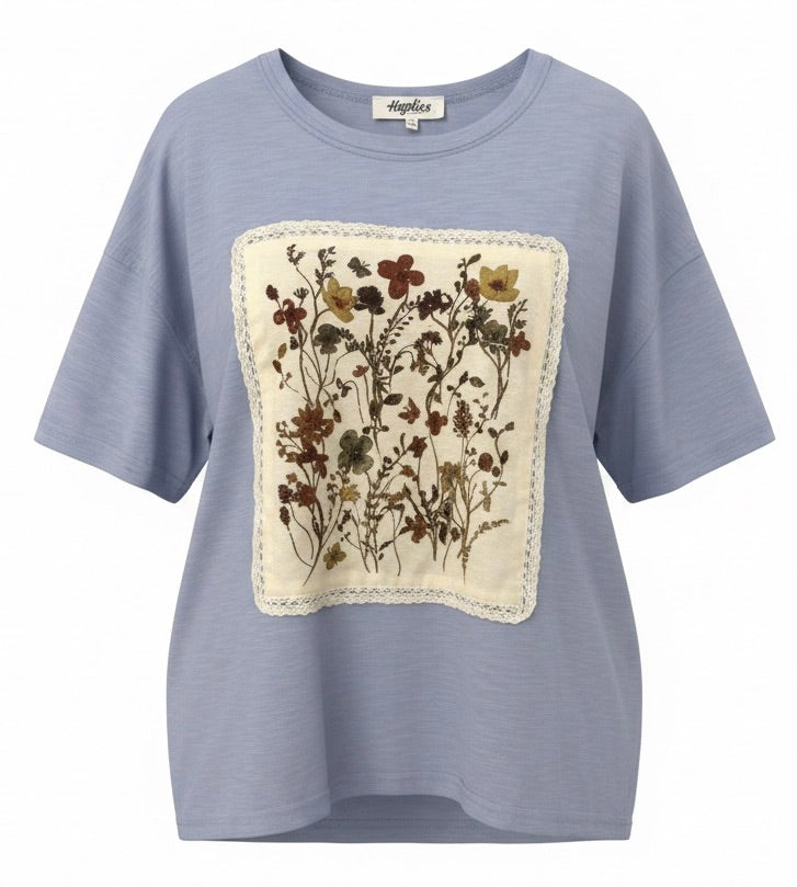 "Flora" Patch Detail - The Katie Grace Boutique