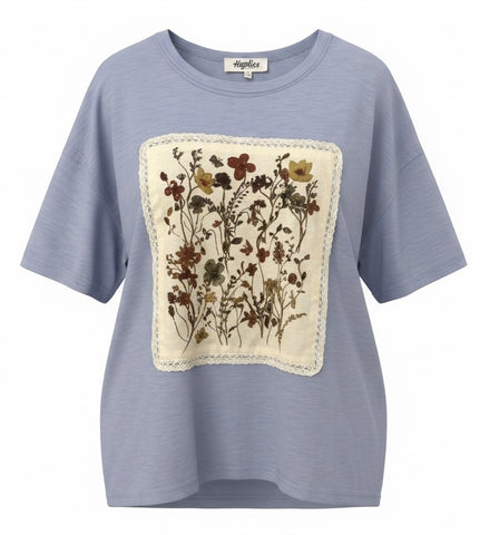 "Flora" Patch Detail - The Katie Grace Boutique