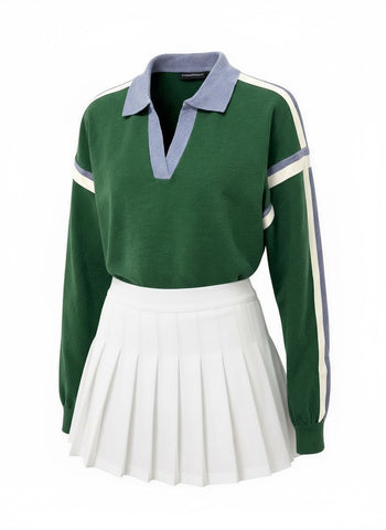 "Riley" Collared Sweater - The Katie Grace Boutique