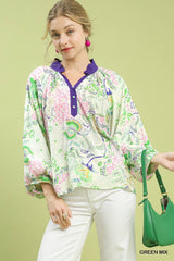 "Wendy" Scalloped Blouse - The Katie Grace Boutique