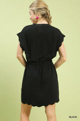 "Vale" Linen Blend Dress - The Katie Grace Boutique