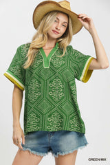"Polly" Blouse - The Katie Grace Boutique