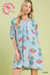 "Josephina" V Neck Dress - The Katie Grace Boutique