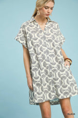 "Clara" Scalloped  Detail Dress - The Katie Grace Boutique