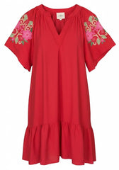 "Cheri" Embroidered Dress - The Katie Grace Boutique