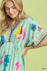 "Paris" Dolman Sleeve Dress - The Katie Grace Boutique