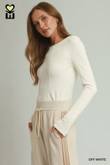 "Bree" Fitted Top, 2 colors - The Katie Grace Boutique