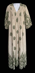 "Annie" Midi Dress, Green - The Katie Grace Boutique