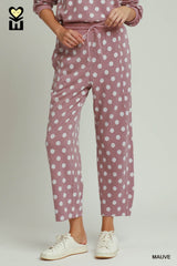"Dot" Polka Matching Separates, Mauve