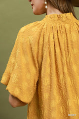 "Sunny" Textured Blouse