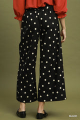 "Gina" Wide Polka Dots Pants, 2 colors