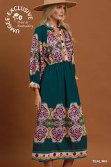"Vera" Midi Dress - The Katie Grace Boutique